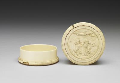 图片[3]-Carved ivory box with figures, Qing dynasty (1644-1911)-China Archive